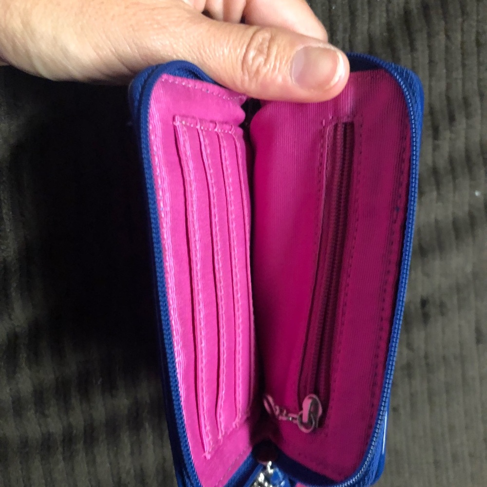Coach wristlet blue and pink - Picture 4 of 4